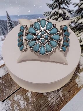 New Plunder  Cluster Cuff Bracelet - Women Jewelry
